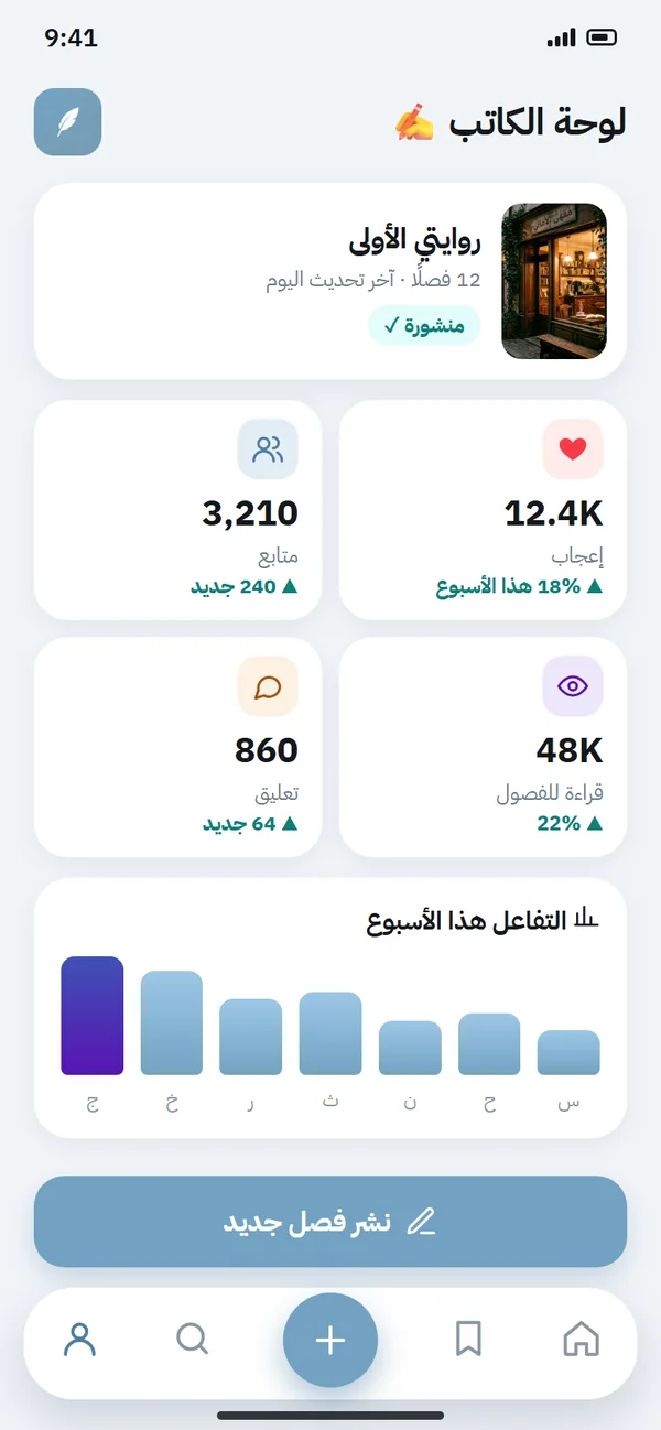 Screenshot of the Risha app