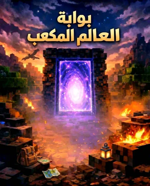 غلاف رواية بوابة العالم المكعب