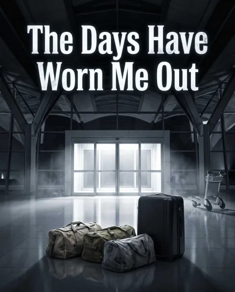 غلاف رواية The Days Have Worn Me Out
