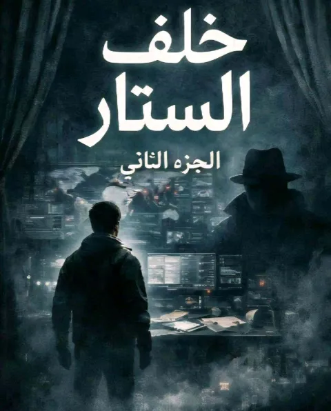 غلاف رواية جزء جديد من خلف الستار