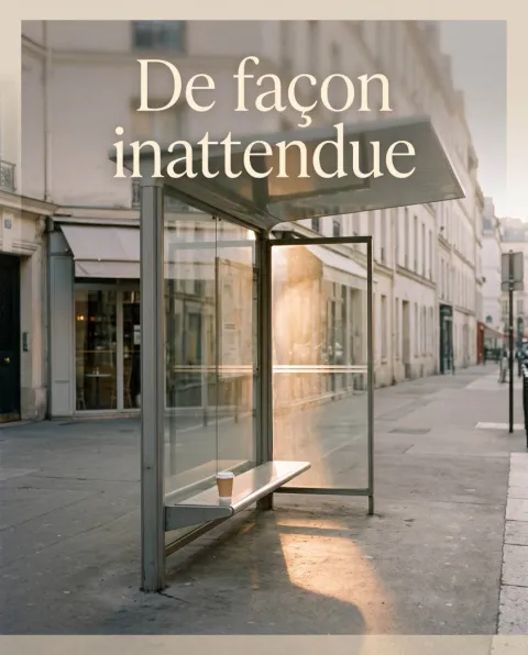 غلاف رواية De façon inattendue
