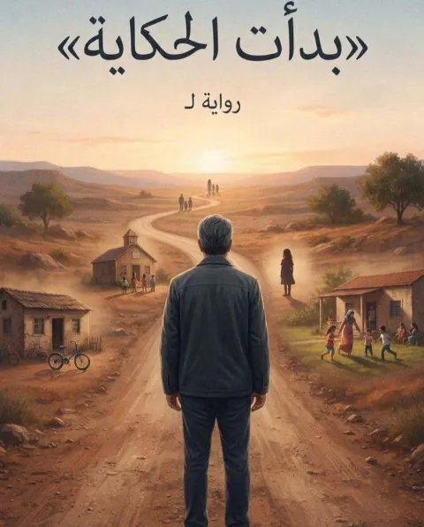 غلاف رواية بدأت الحكاية