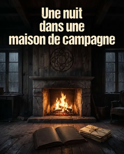 غلاف رواية Une nuit dans une maison de campagne