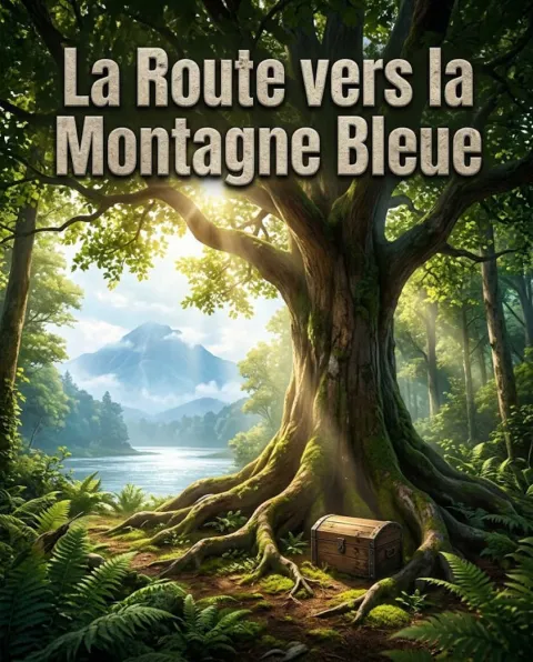 غلاف رواية La Route vers la Montagne Bleue