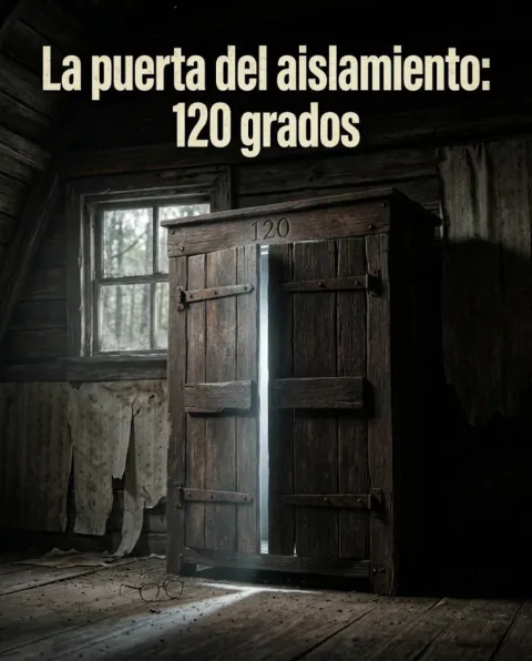 غلاف رواية La puerta del aislamiento: 120 grados