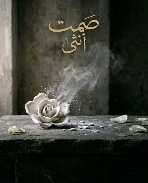 غلاف رواية صمت أنثى