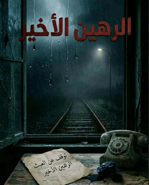 غلاف رواية الرهين الاخير