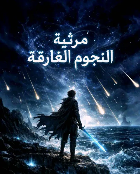 غلاف رواية مرثية النجوم الغارقة