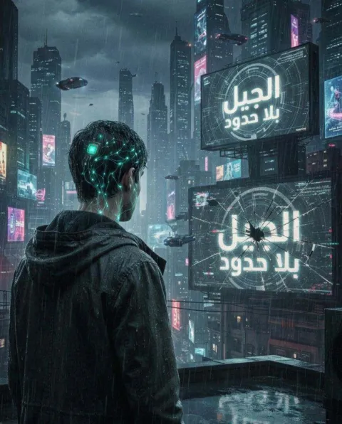 غلاف رواية الجيل بلا حدود