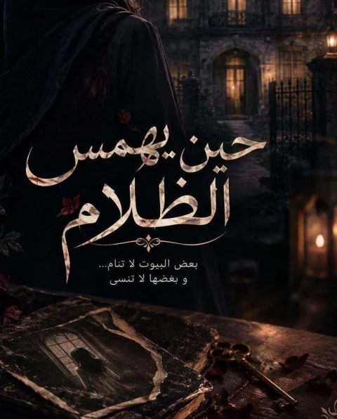 غلاف رواية «حين يهمس الظلام»