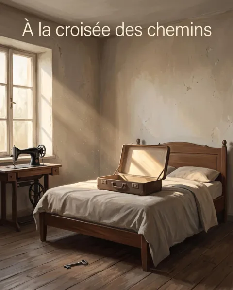 غلاف رواية À la croisée des chemins
