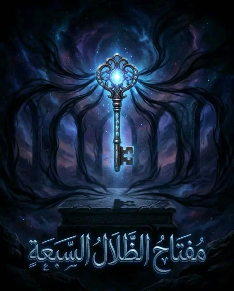 غلاف رواية مفتاح الظلال السبعة