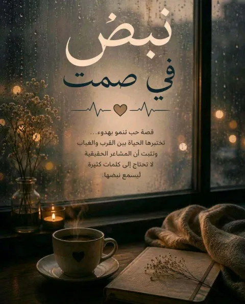 غلاف رواية نبض في صمت