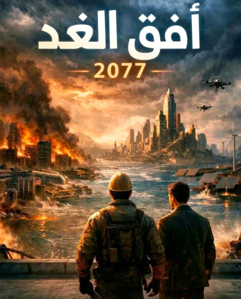 غلاف رواية أفق الغد