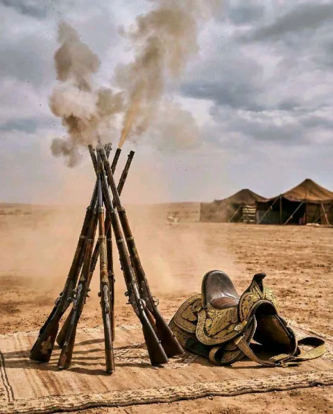 غلاف رواية صهيل البارود