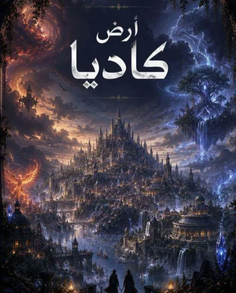 غلاف رواية أرض كاديا
