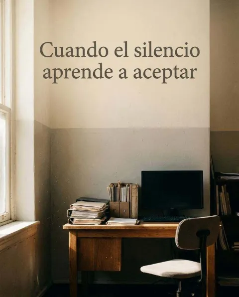 غلاف رواية Cuando el silencio aprende a aceptar