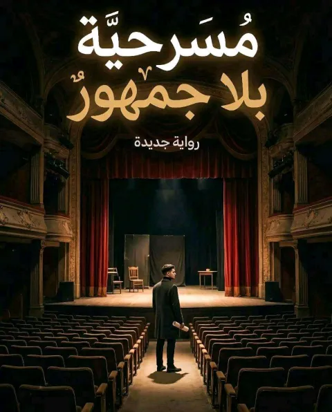 غلاف رواية مسرحية بلا جمهور