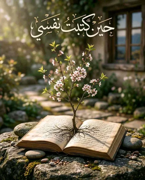 غلاف رواية حين كتبتُ نفسي