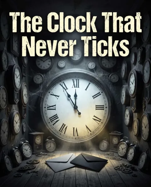 غلاف رواية The Clock That Never Ticks