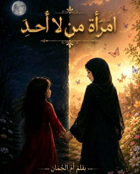 غلاف رواية إمرأة من لا أحــد❤️🩹
