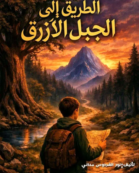 غلاف رواية الطريق إلى الجبل الأزرق