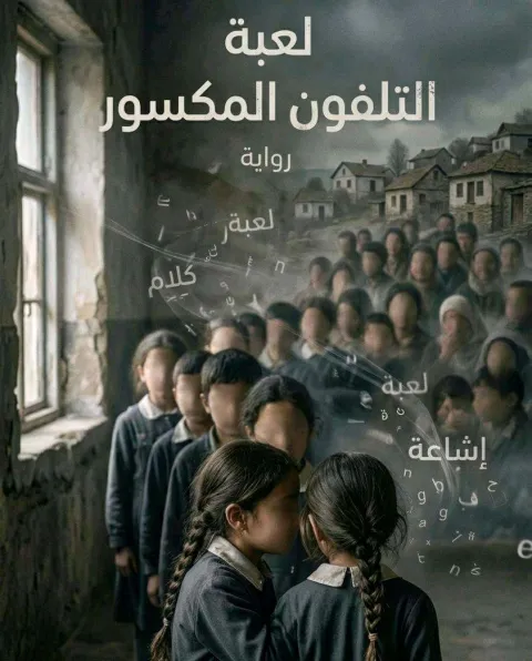 غلاف رواية لعبة التلفون المكسور