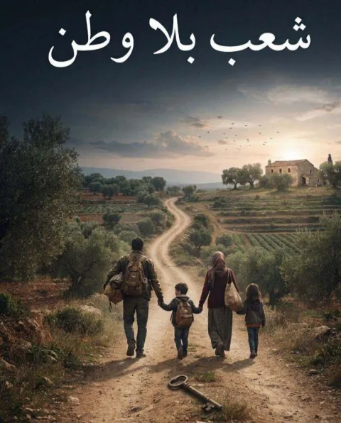 غلاف رواية شعب بلا وطن