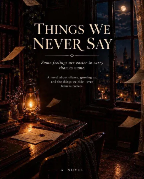 غلاف رواية Things we don't say
