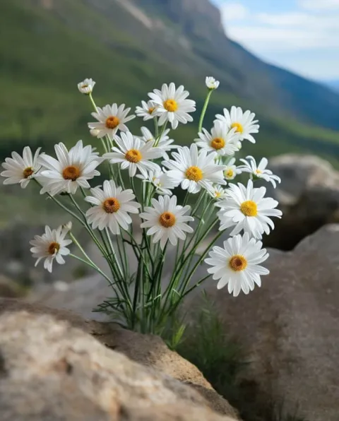 غلاف رواية فتاة زهرة البابونج 🌼🌼