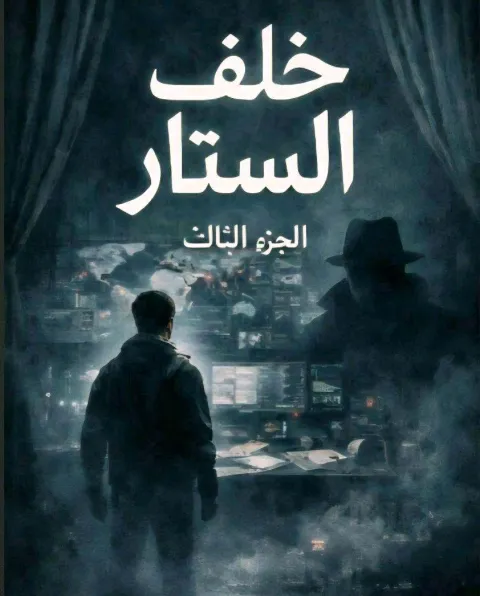 غلاف رواية جزء جديد من خلف الستار