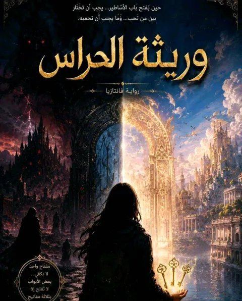 غلاف رواية وريثة الحراس